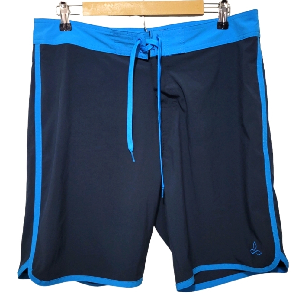 Prana Men's Navy Blue Board Shorts 34